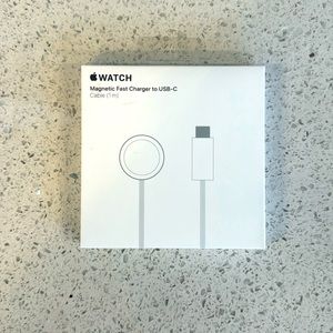 Apple Watch magnetic fast charger to USB-C cable. Brand new still in the box.